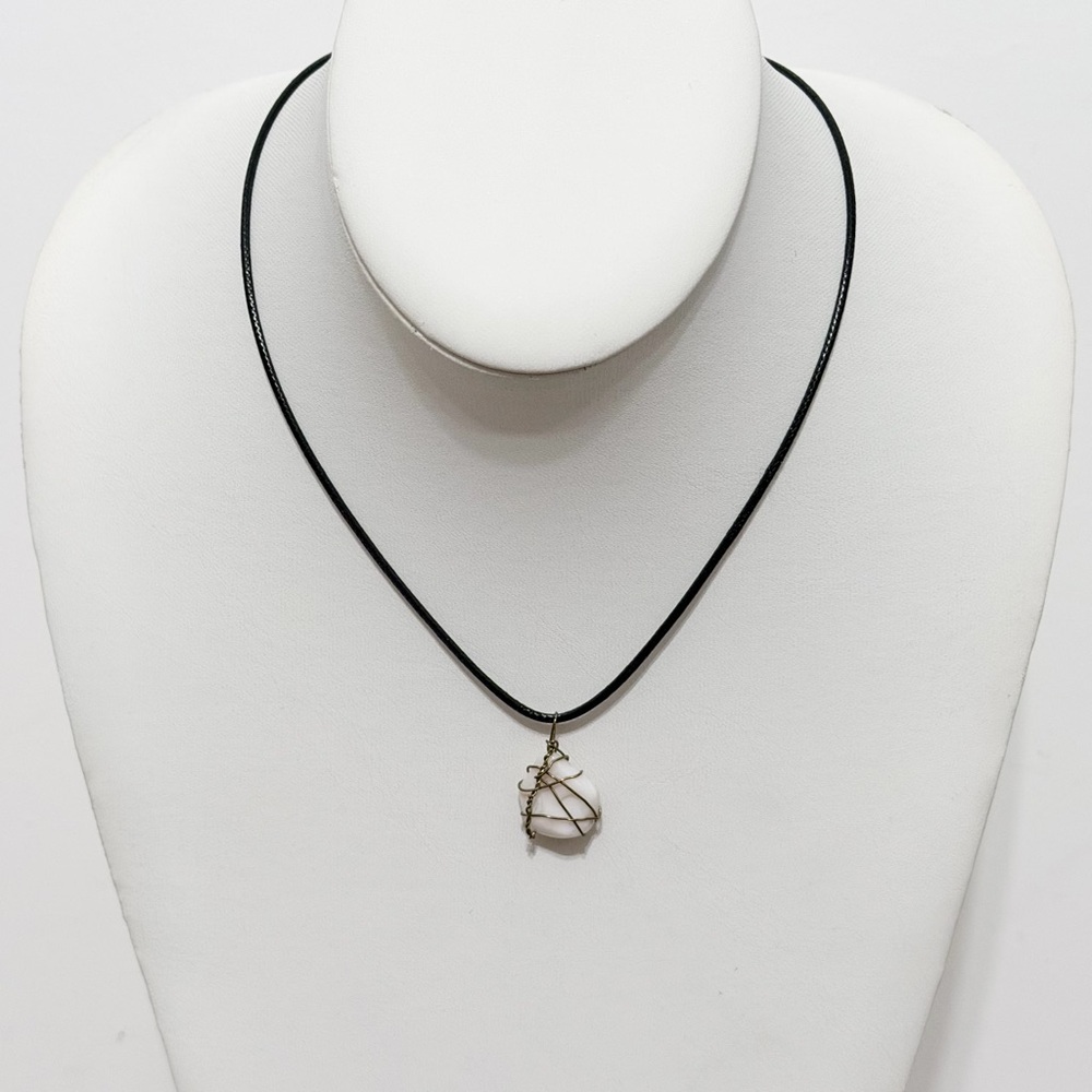 White Stone Necklace